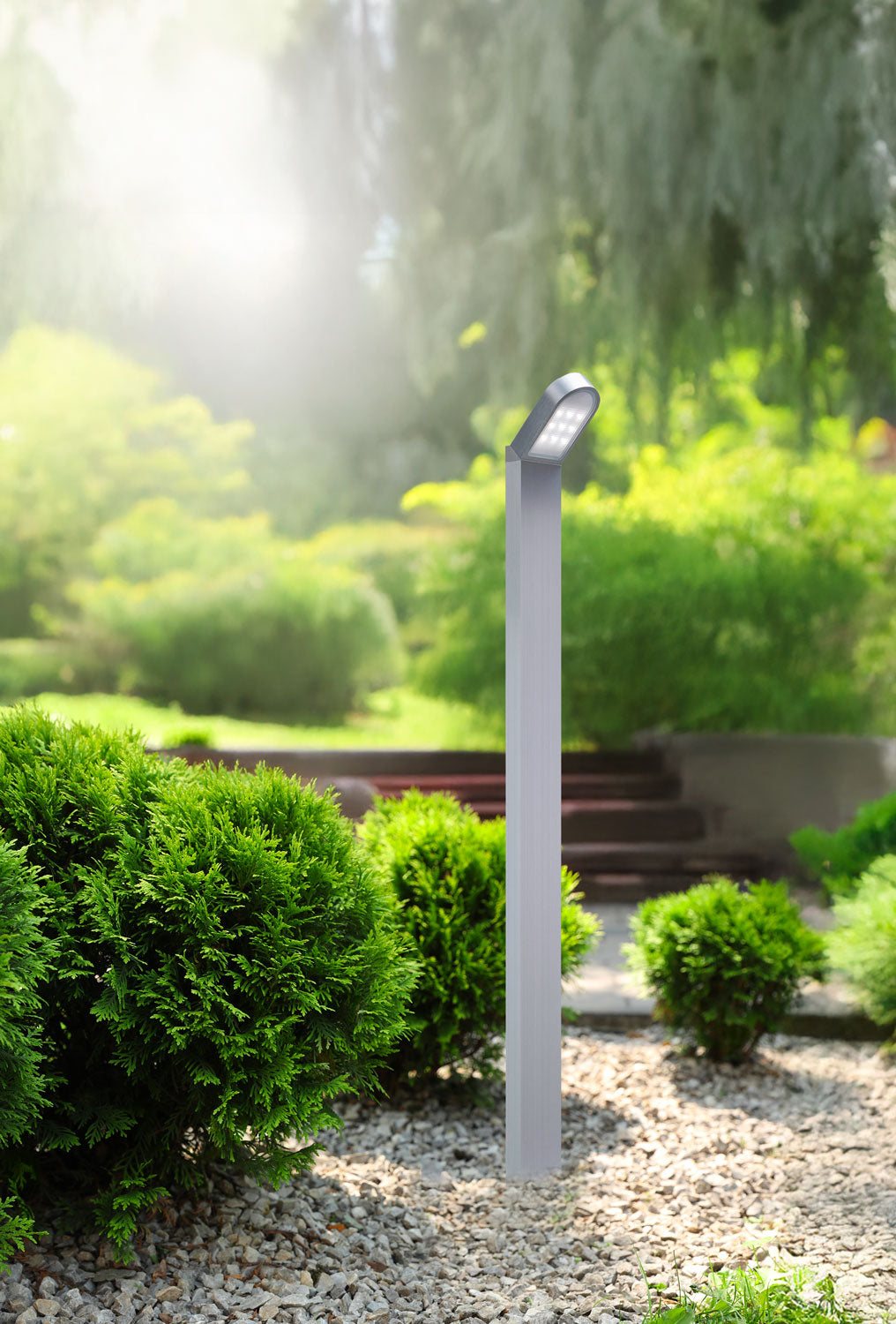 ZenSingle luce ambientata Taoluce alluminio 120.7 cm