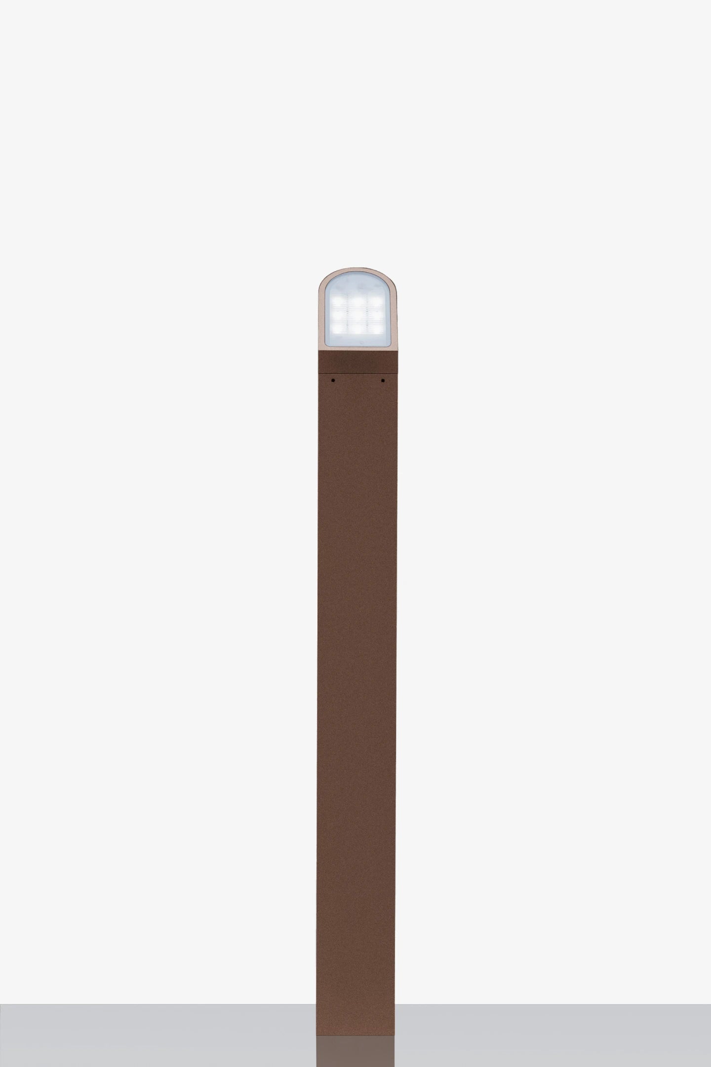 ZenDoubleside faretto esterno Taoluce corten 95.0 cm